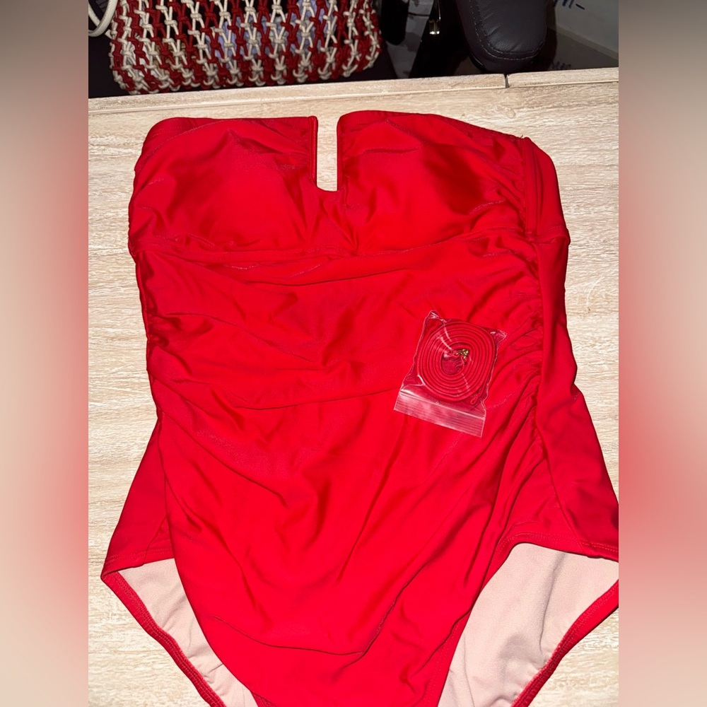Kona Sol Red Women's One Piece Swimsuit